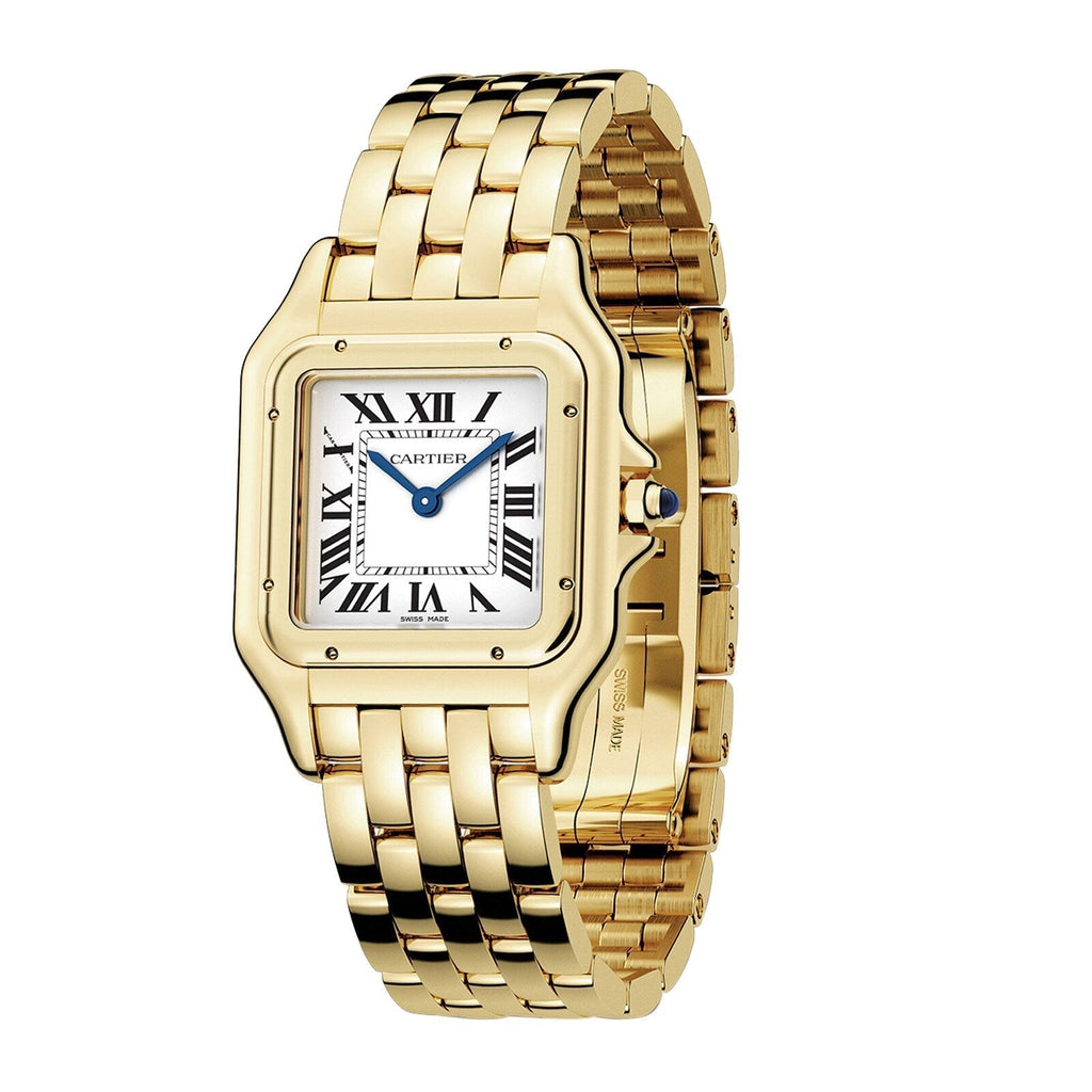 Panthère de Cartier Medium Model | 29mm, 18K Yellow Gold, Silver Dial