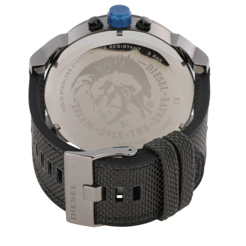 Diesel DZ7420 Mr. Daddy 2.0 Chronograph Men's Watch – Grey Dial & Black Nylon Strap